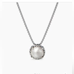 David Yurman Petite Chatelaine Pearl Necklace